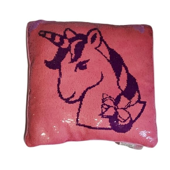 Unicorn Sequin pillow  - Picture 1 of 5